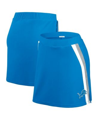 WEAR by Erin Andrews - Women's Blue Detroit Lions Stripe Skort