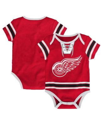 Outerstuff - Baby Boys and Girls Red Detroit Red Wings Hockey Jersey Bodysuit
