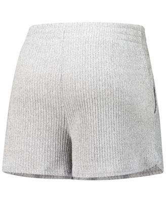 Women's Gray Cleveland Browns Juniper Long Sleeve Hoodie Top and Shorts Set