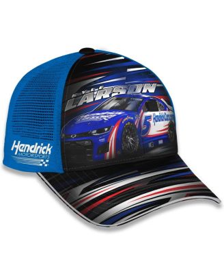 Big Boys and Girls Blue Kyle Larson HendrickCars Trucker Adjustable Hat