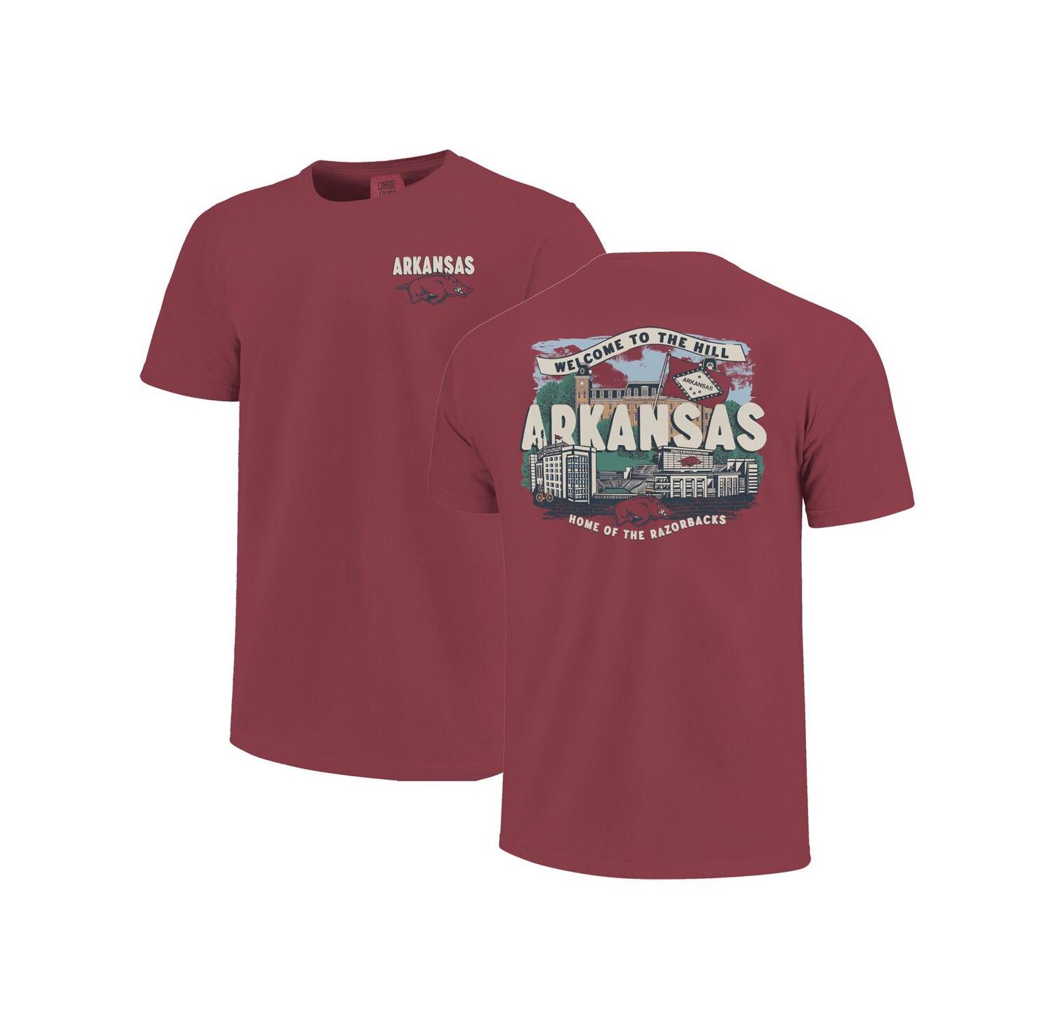 Big Boys and Girls Cardinal Arkansas Razorbacks Local Campus Scene T-Shirt