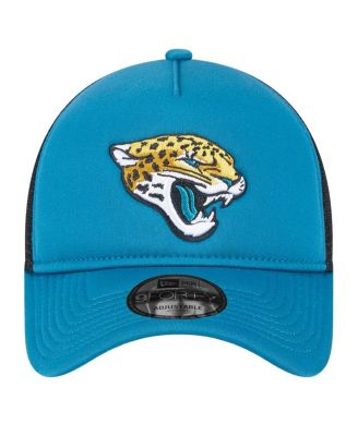 Big Boys and Girls Teal Jacksonville Jaguars A-Frame 9FORTY Trucker Adjustable Hat