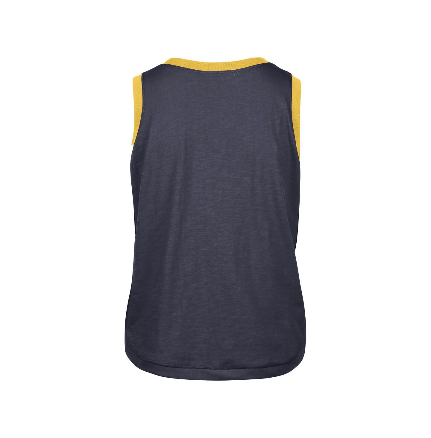Женский топ '47 Brand Navy Michigan Wolverines Premier Ringer — фото 2