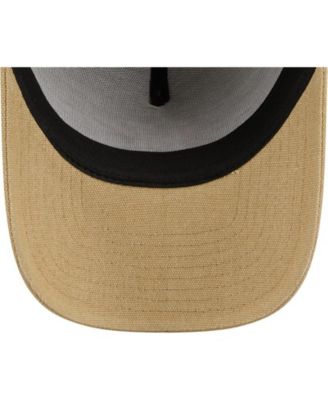 Men's Khaki Houston Astros Logo Essentials 9FORTY A-Frame Adjustable Hat