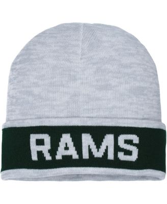 Under Armour - Men's Gray Colorado State Rams Jacquard Cuffed Knit Hat