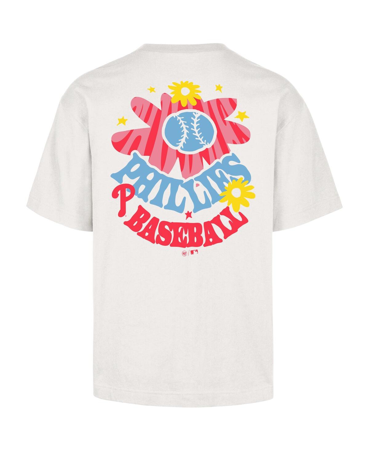 '47 Brand Men's Cream Philadelphia Phillies Flora Foundation T-Shirt