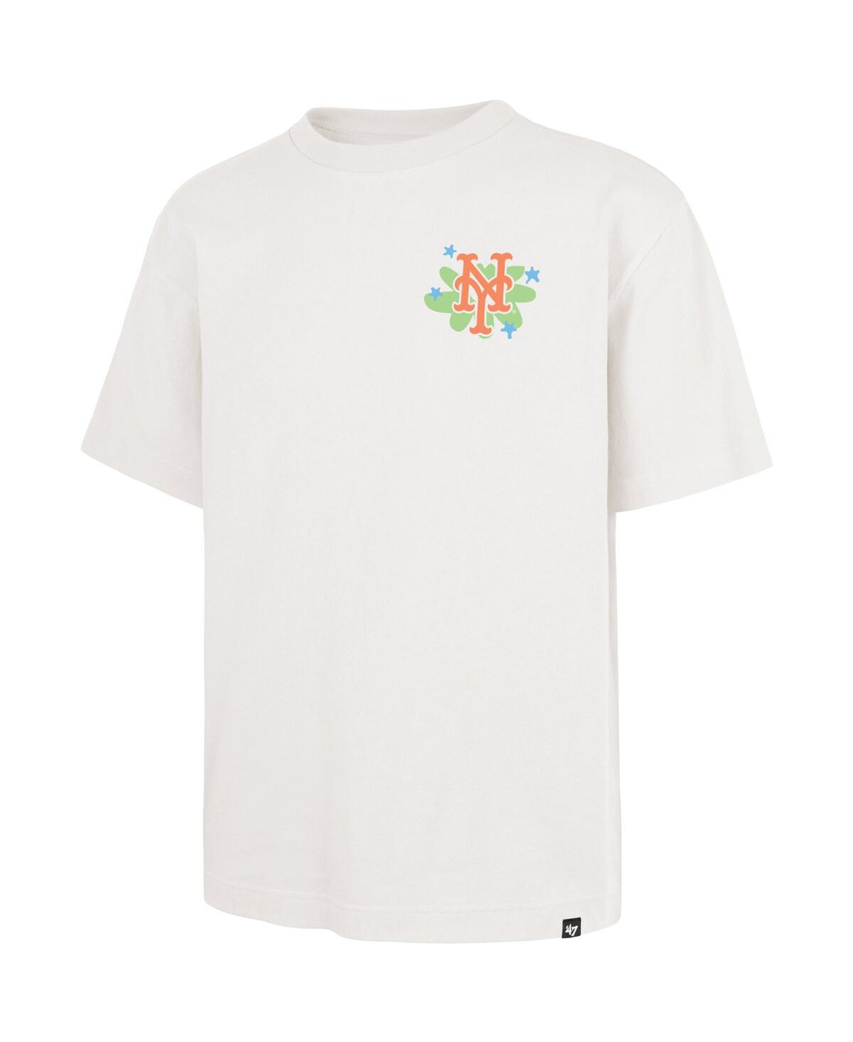 47 Brand Men's Cream New York Mets Flora Foundation T-shirt In White