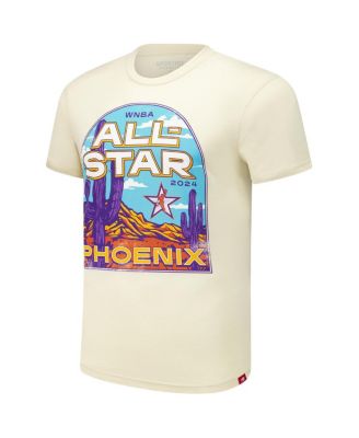 Men's and Women's Cream 2024 WNBA All-Star Game Super Soft Comfy Tri-Blend T-Shirt