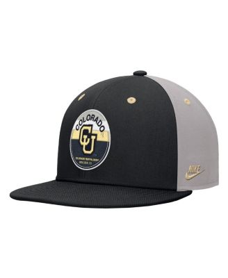 Men's Black Colorado Buffaloes Vintage Patch Snapback Hat