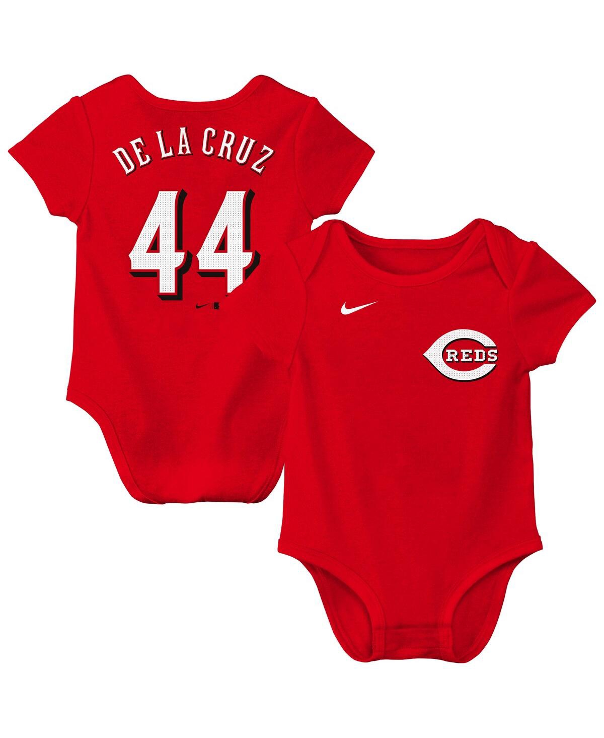 Nike Newborn Elly De La Cruz Red Cincinnati Reds Name Number Fuse Bodysuit In Red