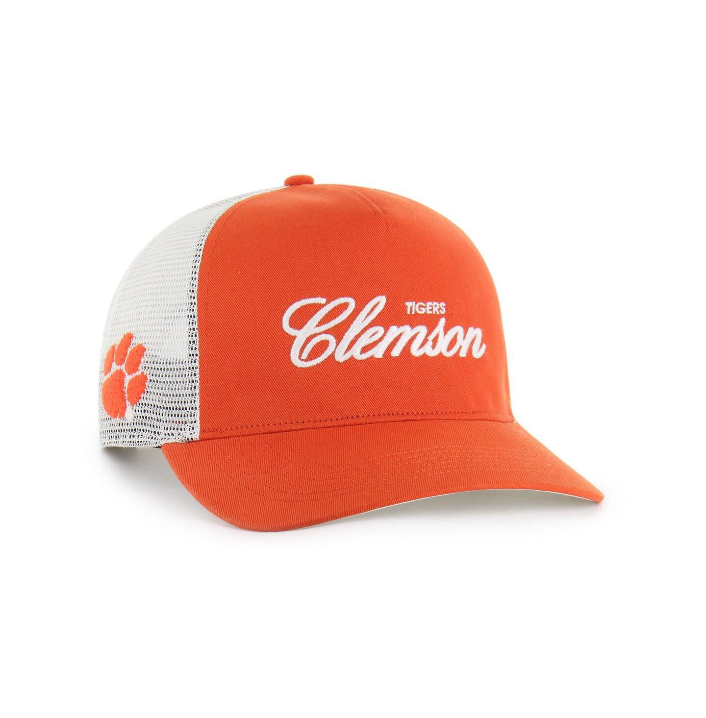 Кепка '47 Brand Orange Clemson Tigers Contemporary Basics Foundation Trucker Hitch Adjustable Hat — фото 1