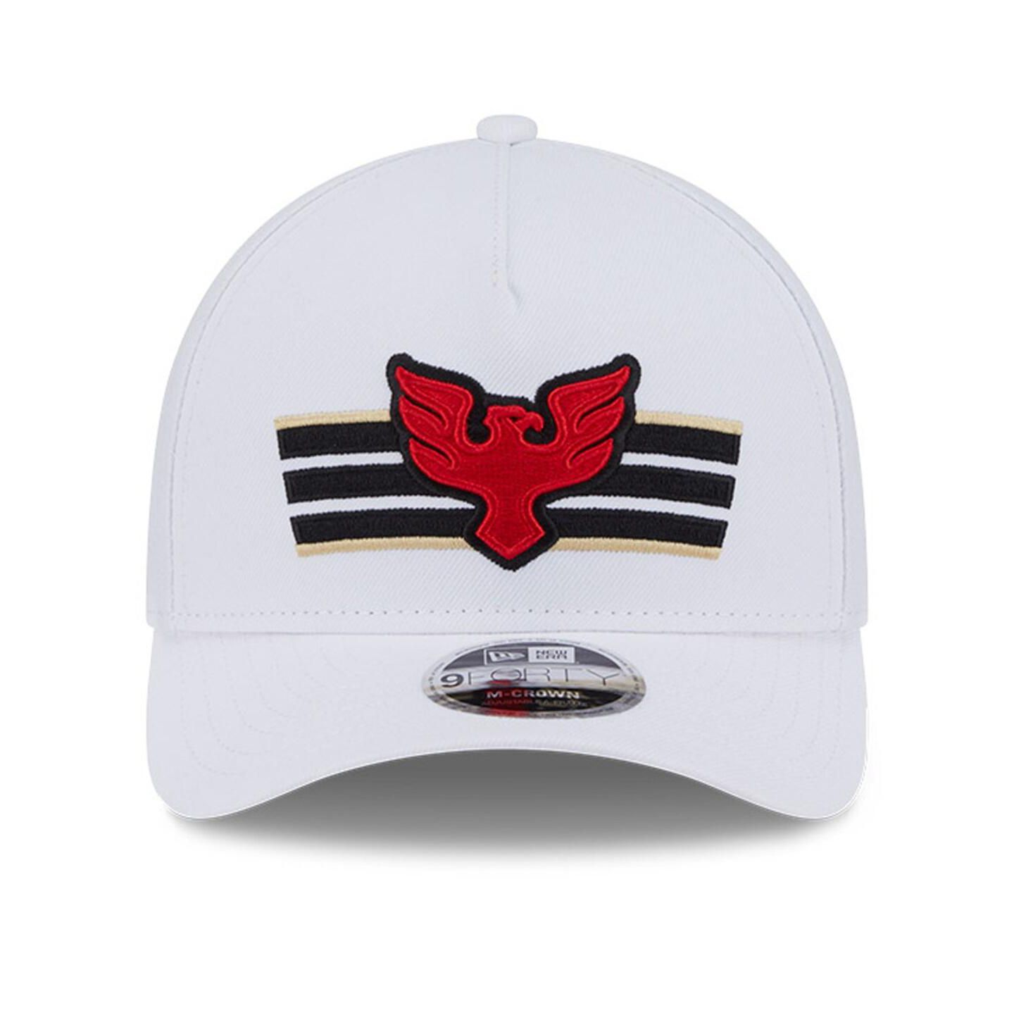 Мужские головные уборы New Era White D.C. United 2025 Jersey Hook 9FORTY M-Crown Adjustable Hat — фото 4