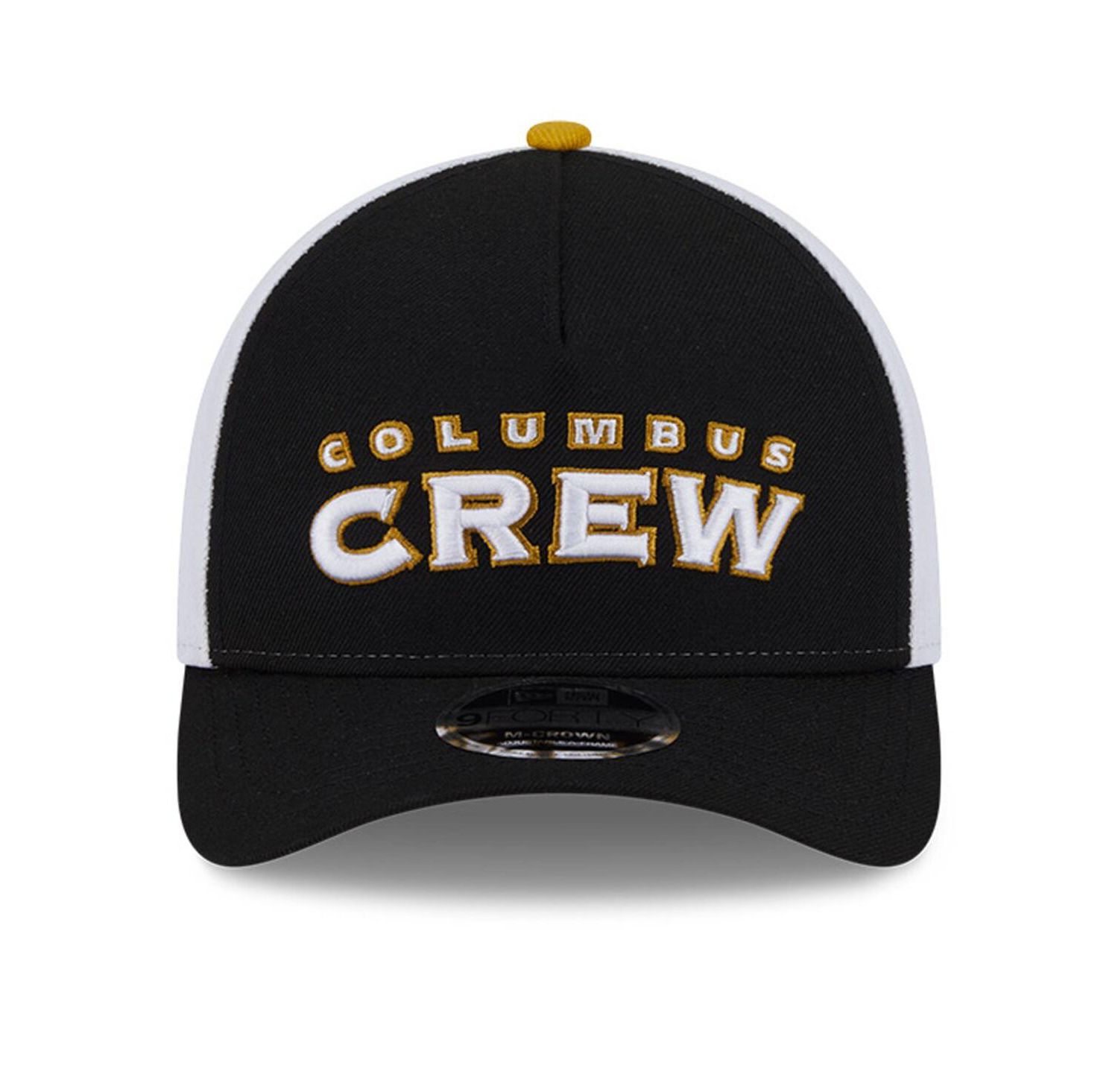 Men's Black/White Columbus Crew 2025 Jersey Hook 9FORTY M-Crown Adjustable Hat