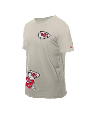 Men's Light Beige Kansas City Chiefs Multi Patch T-Shirt