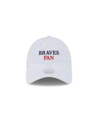 Women's White Atlanta Braves Team Fan 9TWENTY Adjustable Hat