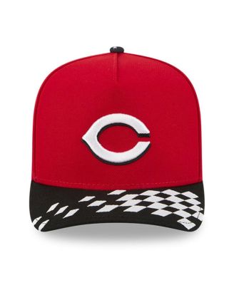 Men's Red/Black Cincinnati Reds 2025 MLB Speedway Classic A-Frame 59FIFTY Fitted Hat