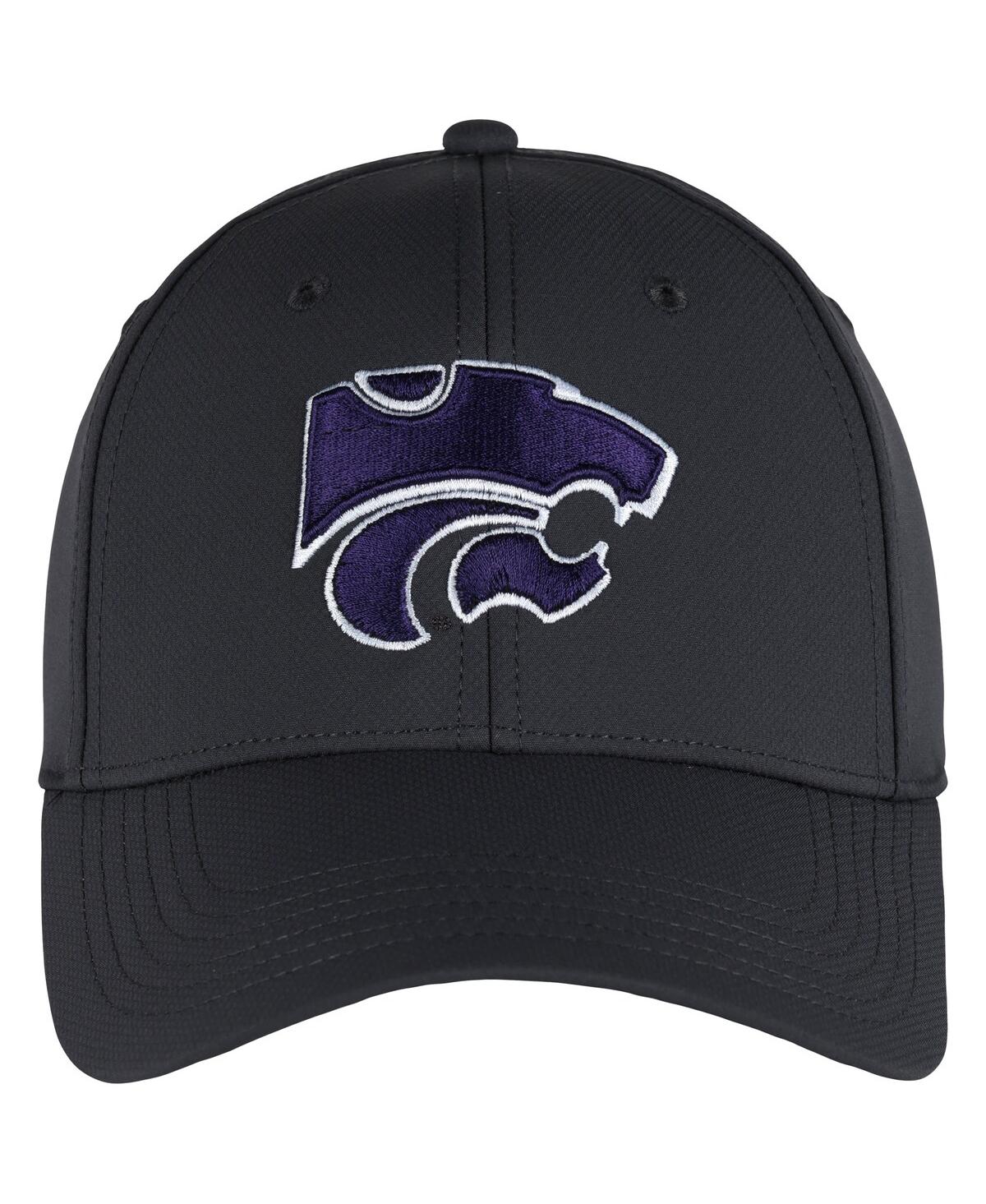 Ahead Men's Graphite Kansas State Wildcats Stratus Aerosphere Adjustable Hat In Gray