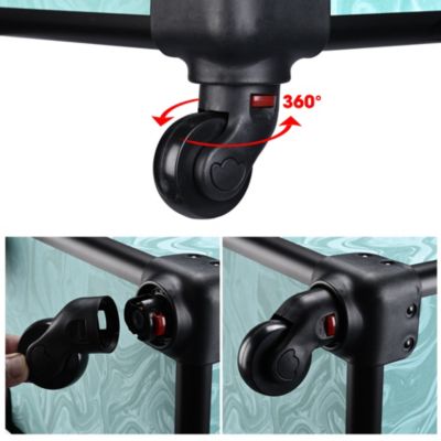 Rolling Makeup Train Case 4in1 Cosmetic Case