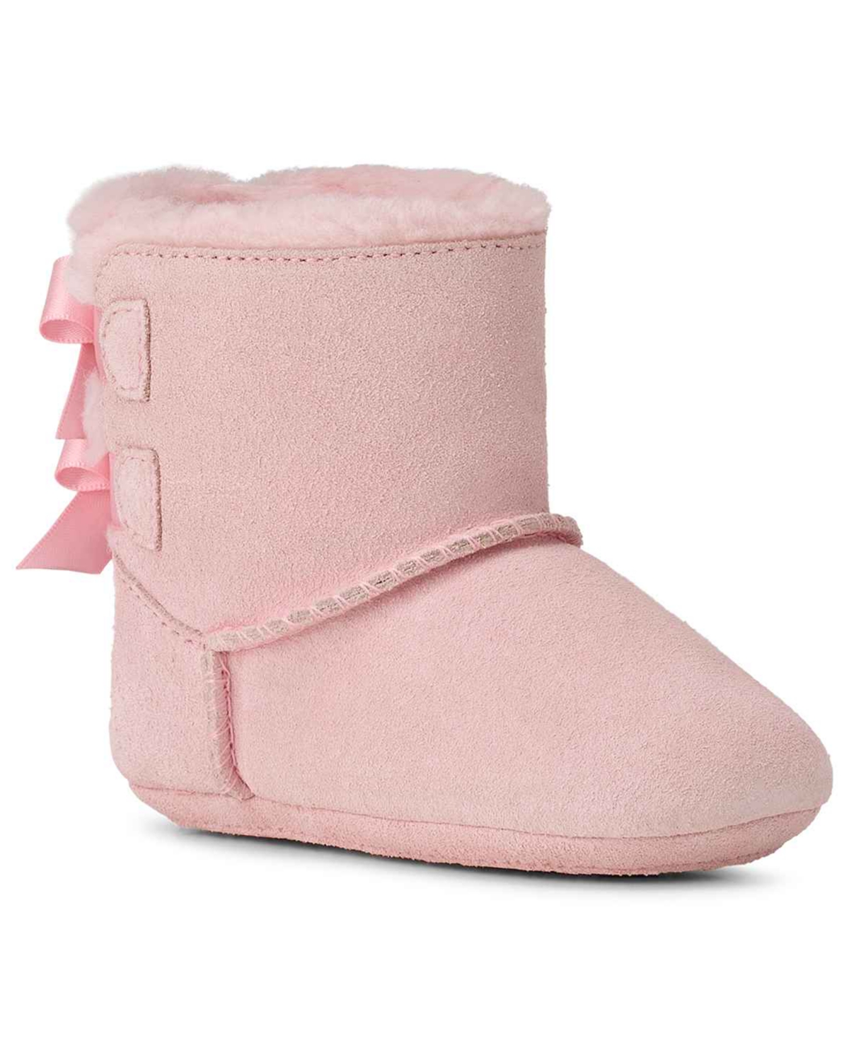 Ugg Baby Bailey Bow Booties In Pink