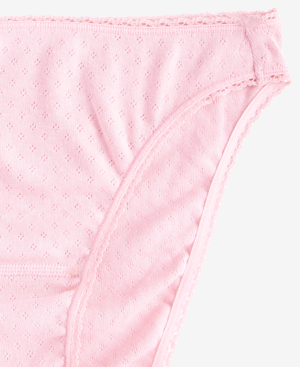 Charter Club Women's Cotton Pointelle Bikini Underwear, Created for Macy's