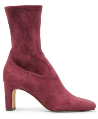 Women's Roan Square-Toe Pull-On Stretch Dress Booties