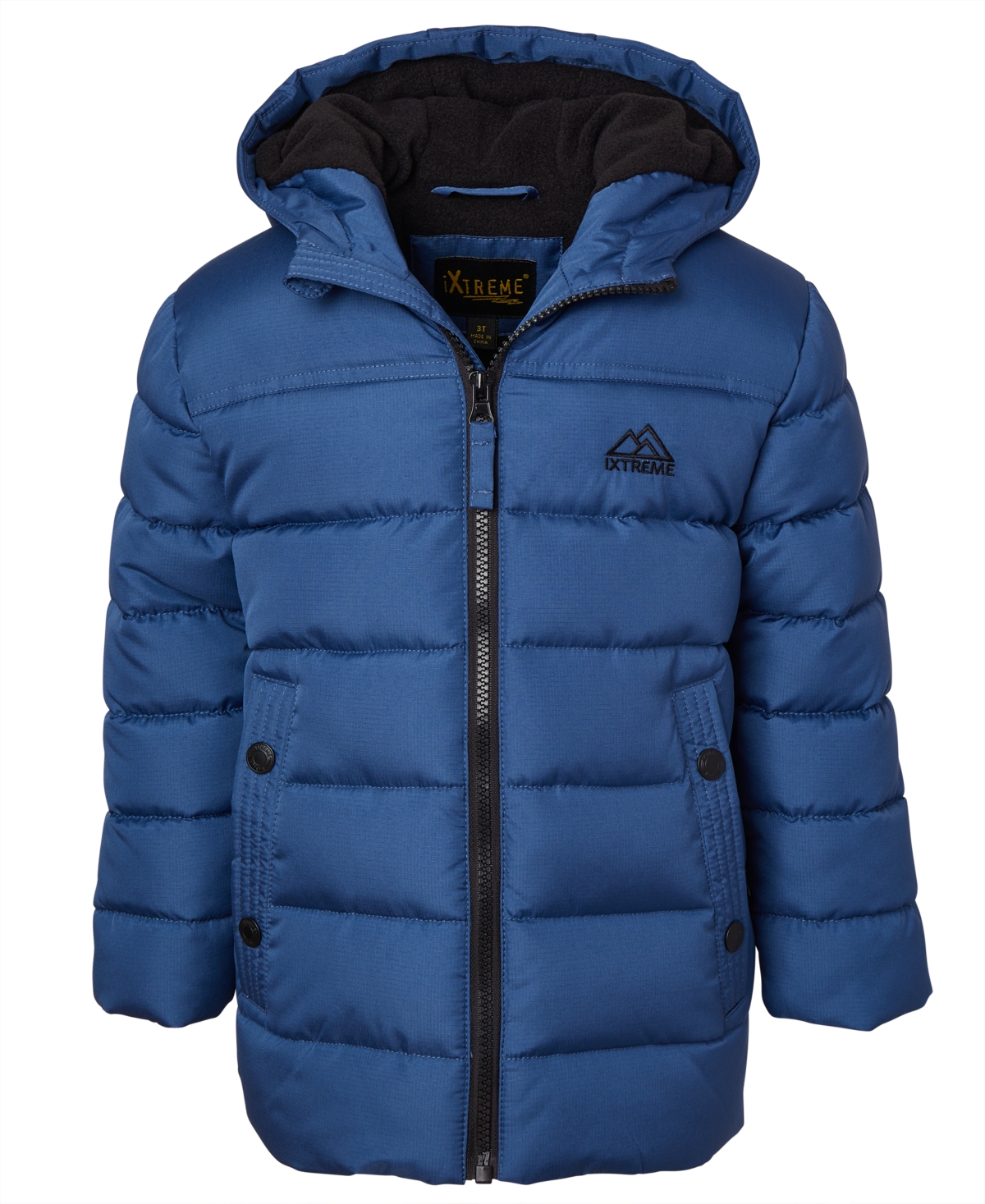 Ixtreme Big Boys Mini Puffer Jacket With Beanie In Blue