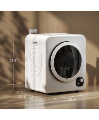 Portable Clothes Dryer, Laundry Dryer w/ Stainless Steel Tub,