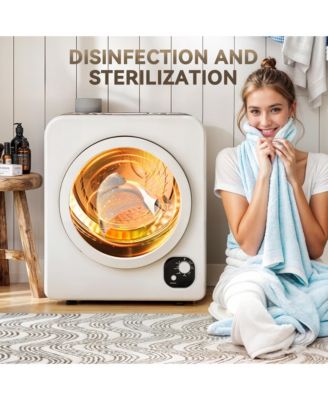 Portable Clothes Dryer, Laundry Dryer w/ Stainless Steel Tub,