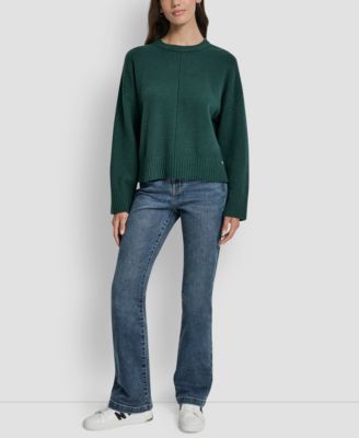 DKNY Jeans - Women's Bell Sleeve Crewneck Sweater