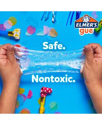 Gue Slime Bucket Variety Pack – 3 Themes: Glassy Clear, Deep Gue Sea & Space Adventure; 3 Buckets w/ Slimes & 12 Add-Ins, 1 Ct.