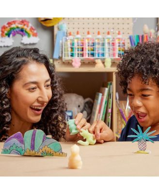 Squishies DIY Craft Kit Bundle: Mix & Match Characters & Glow-in-the-Dark Mystery Squishy Toys – Kids Activity Kits, 25 Pieces Total