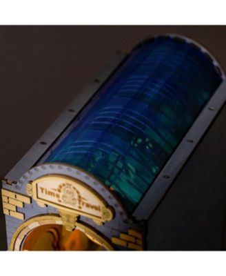 3D Jigsaw Puzzle Wooden Model Building Kit, Time Travel, Multicolored, 7.24"3.86"9.84"