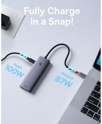 Docking Station Dual Monitor, 7 in 1 Laptop Docking Station 3 Monitors, USB C HUB with 4K HDMI, VGA, 100W PD, 3 USB