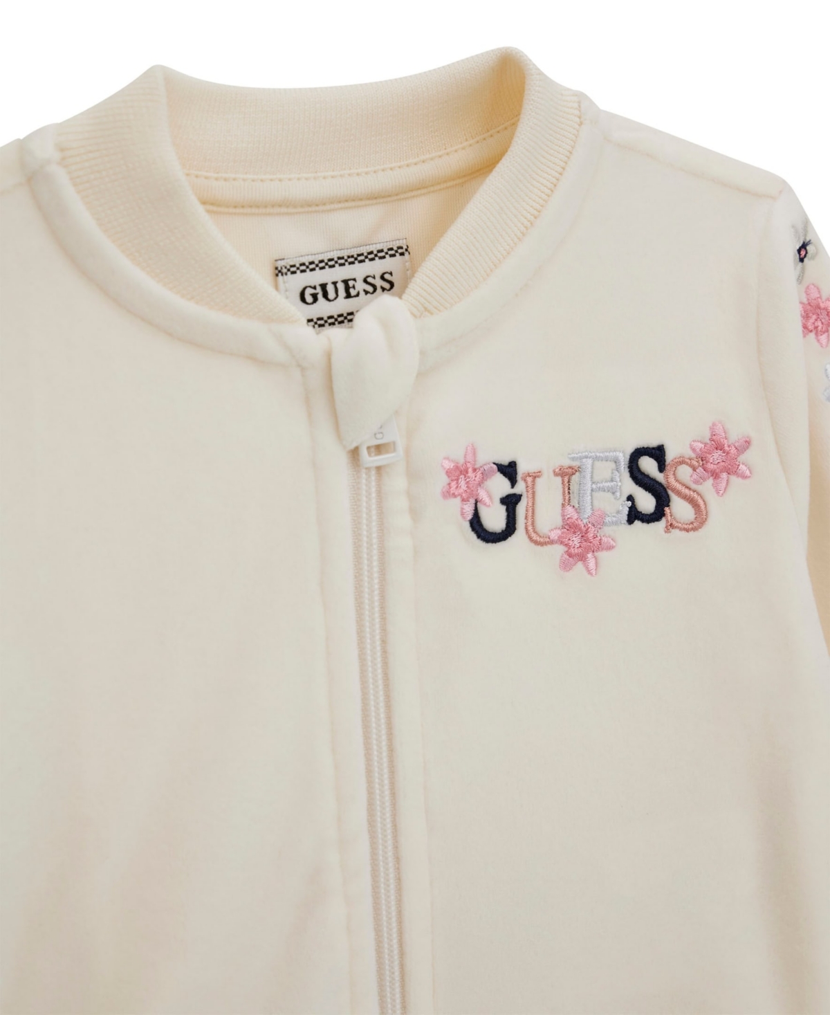 Guess Baby Girls 2-Piece Velour Top and Active Pant Set
