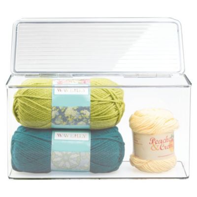 Stackable Hinged-Lid Pantry Storage Box