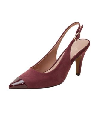 NIYKA Women's Mini Captoe Slingback Pumps