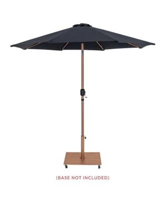 Fiji Black Fabric Patio Umbrellas