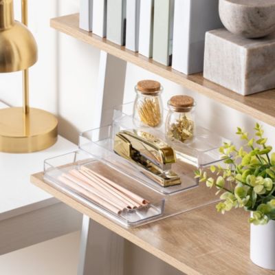 3-Tier Spice Rack Organizer for Cabinets, Set of 2, Clear, Made in USA