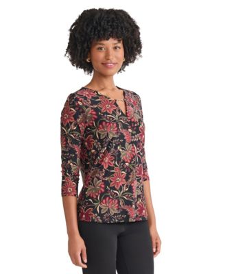 Women's 3/4-Sleeve Knit Top