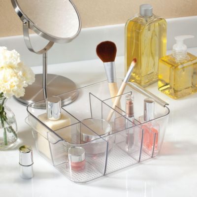 Set of 2 8-Section Makeup Organizer