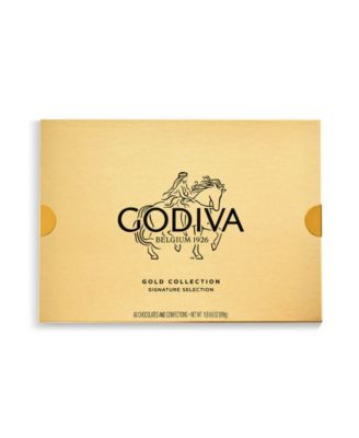 Assorted Chocolate Gold Gift Box, 60 Pieces