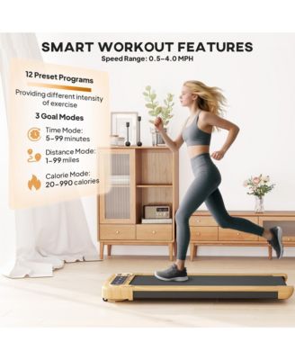 Walking Pad, Under Desk Treadmill with Wider Belt, Remote Control