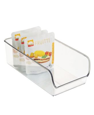 Pantry Bin for Kitchen Storage - Set of 4 - Clear