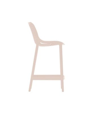 Mykonos Pink Outdoor Patio Stool, Set of 4