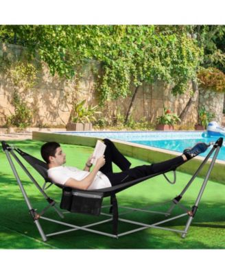 Portable Folding Hammock with Hammock Stand