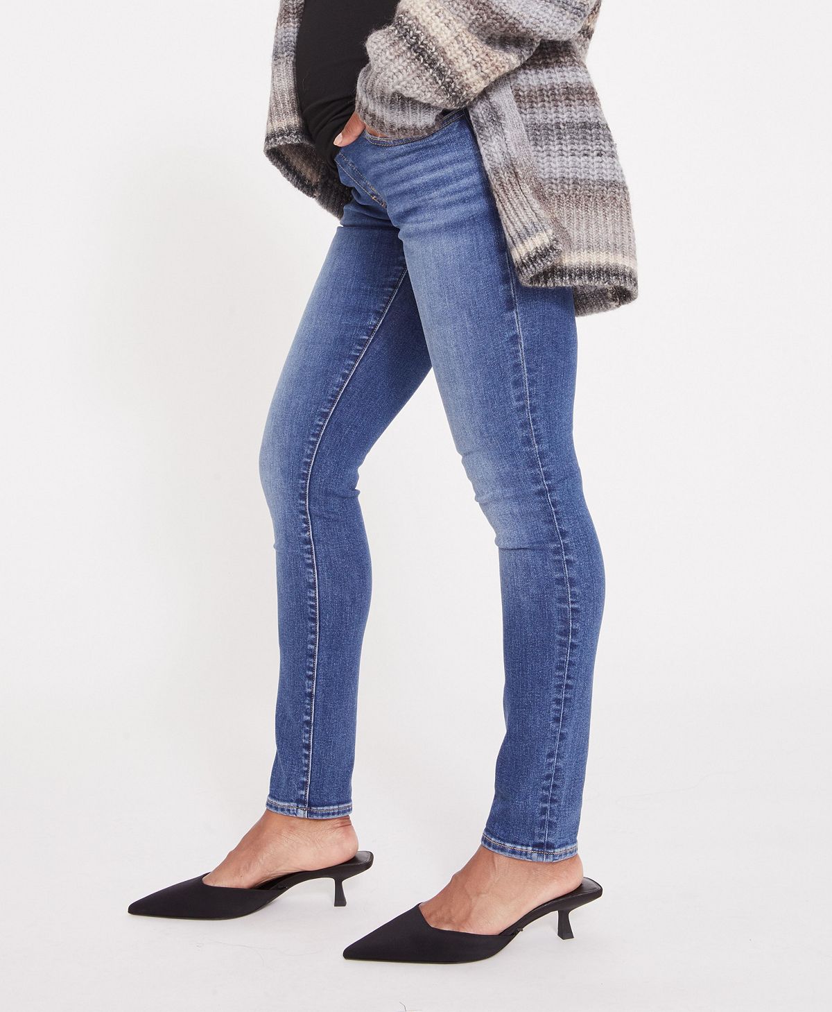 HATCH Collection Maternity Over the Bump Slim Jean view 2 — MAYCSS fashion products