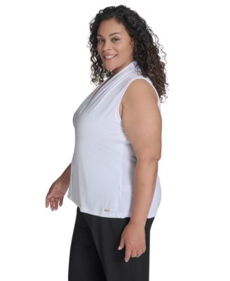 Plus Size V-Neck Top