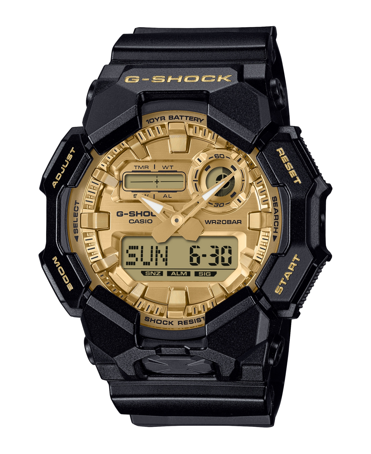 G-shock Men's Black Resin Watch, 51.9mm In Black
