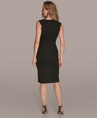 Women's Crepe Midi Dress