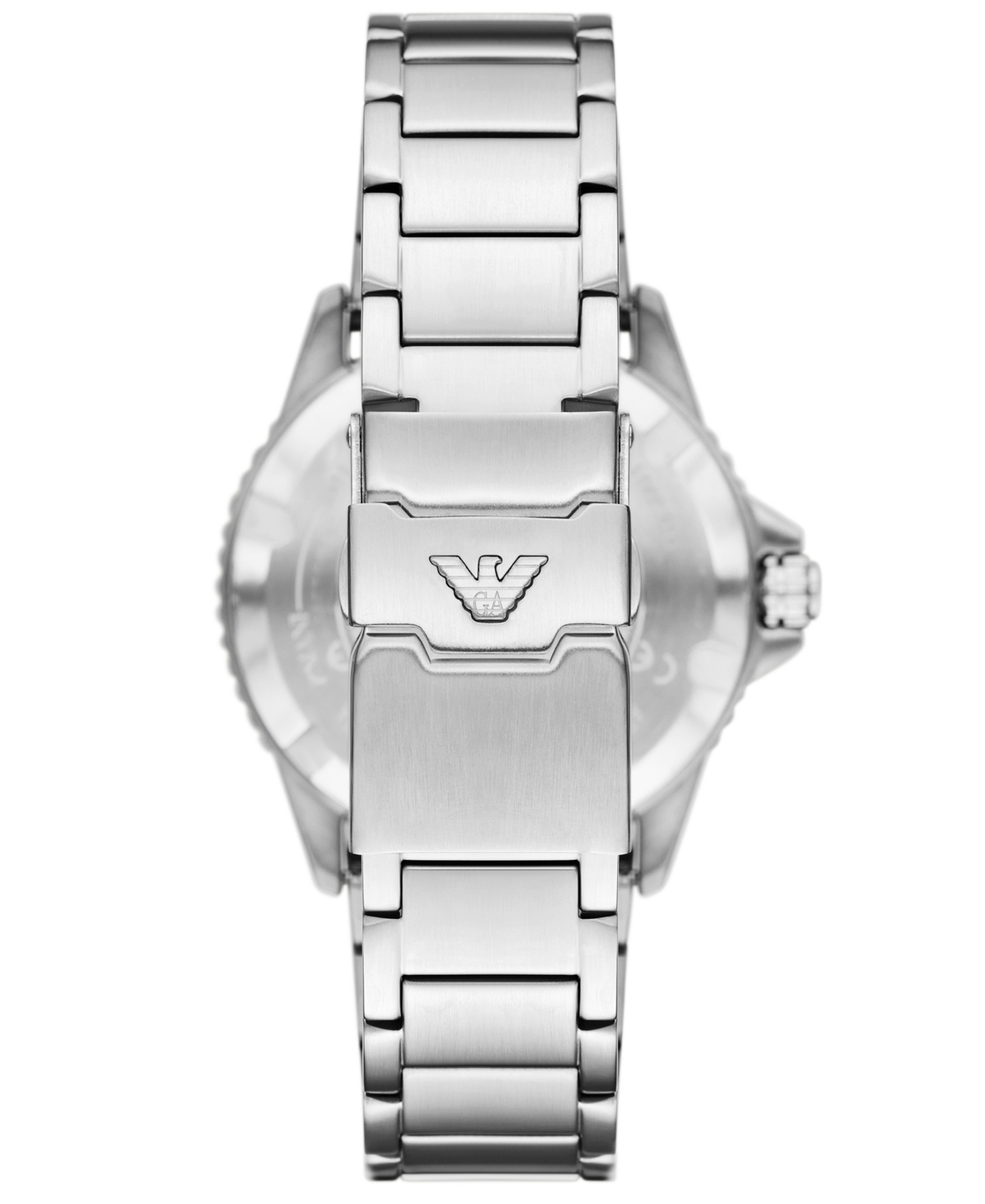 Emporio Armani Men's World Explorer Solar Stainless Steel Bracelet Watch 42mm